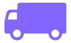 Icon representing transportation, such as a vehicle, related to SCADA systems