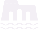 Icon representing hydro power as a renewable energy source related to SCADA systems